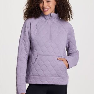 98$ NWT Avalanche Quilted Pullover Jacket - Purple